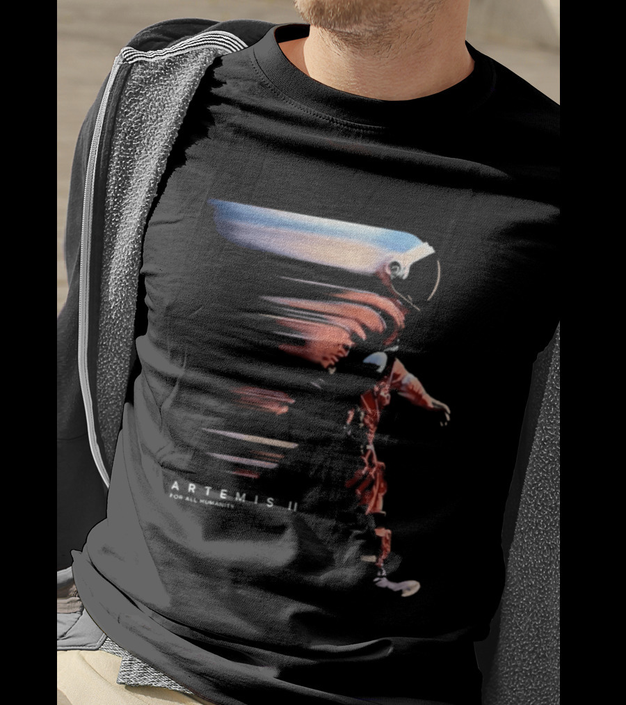 Artemis II For All Humanity 2026 Astronaut T-Shirt