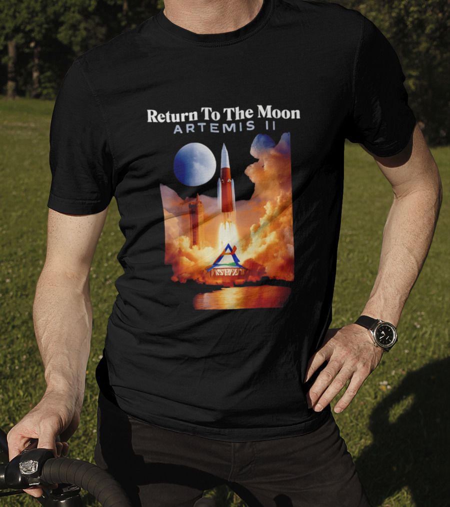 Artemis II Return To The Moon Rocket Launch NASA Mission T-Shirt