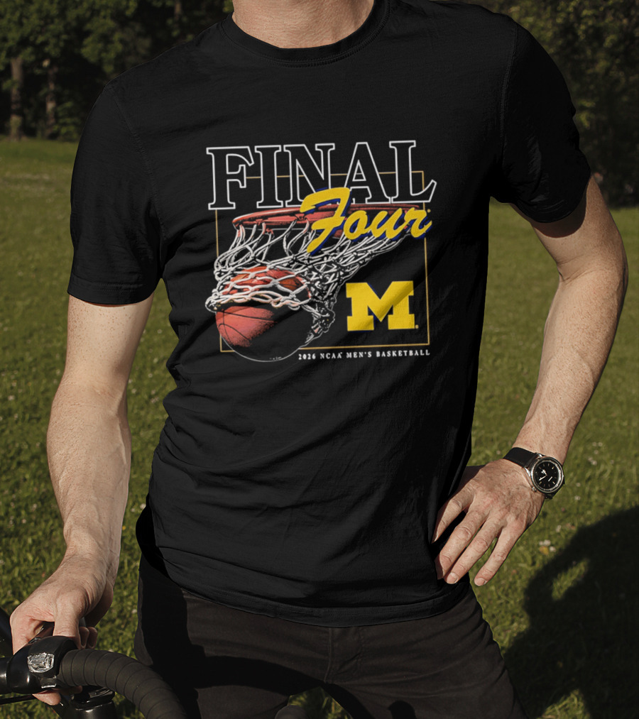 Final Four 2026 Michigan NCAA Men's Basketball March Madness T-Shirt