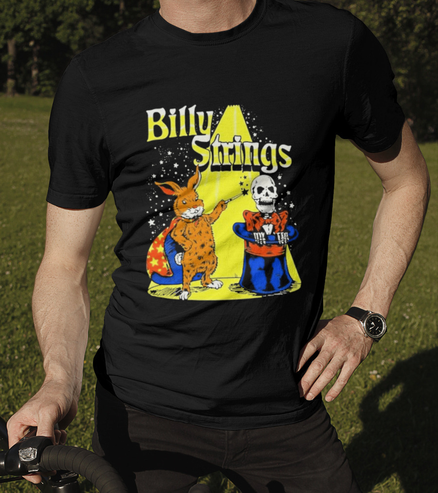 Billy Strings Rabbit Magician Skeleton Star Cape T-Shirt