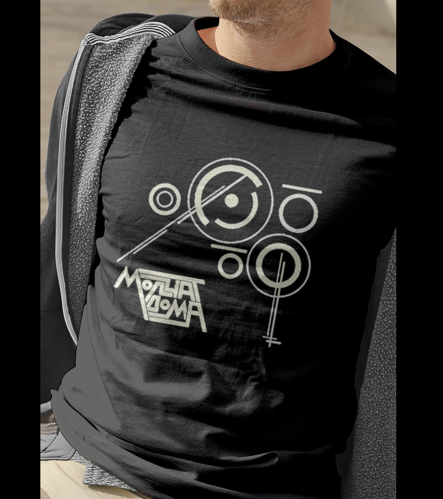 Molchat Doma Concert Geometric Circles And Lines T-Shirt