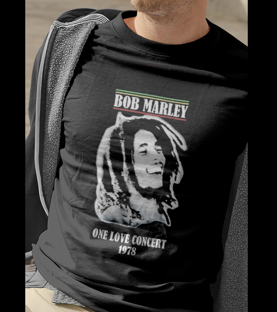 Bob Marley One Love Concert 1978 Rasta T-Shirt