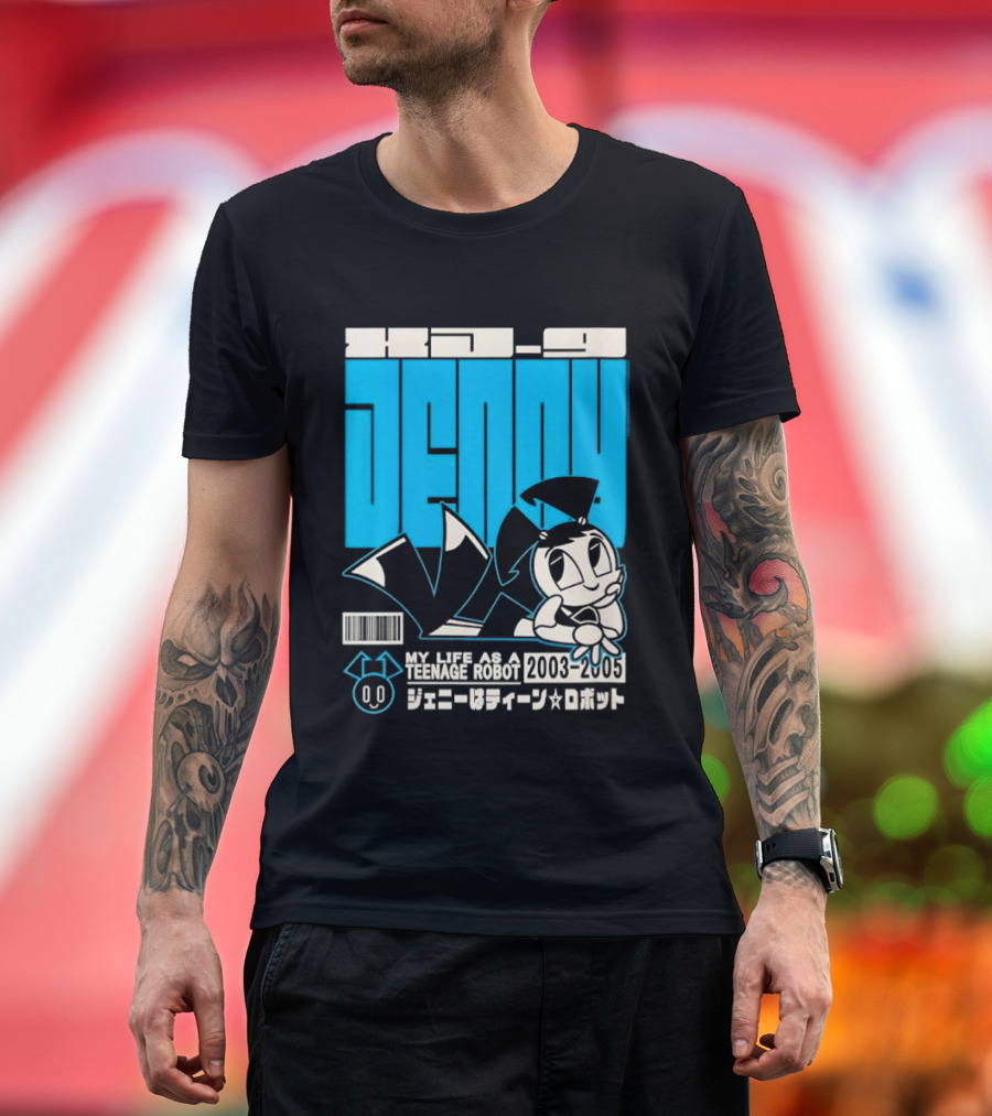 Jenny Kanji My Life As A Teenage Robot 2003 2005 Retro Manga Anime T-Shirt