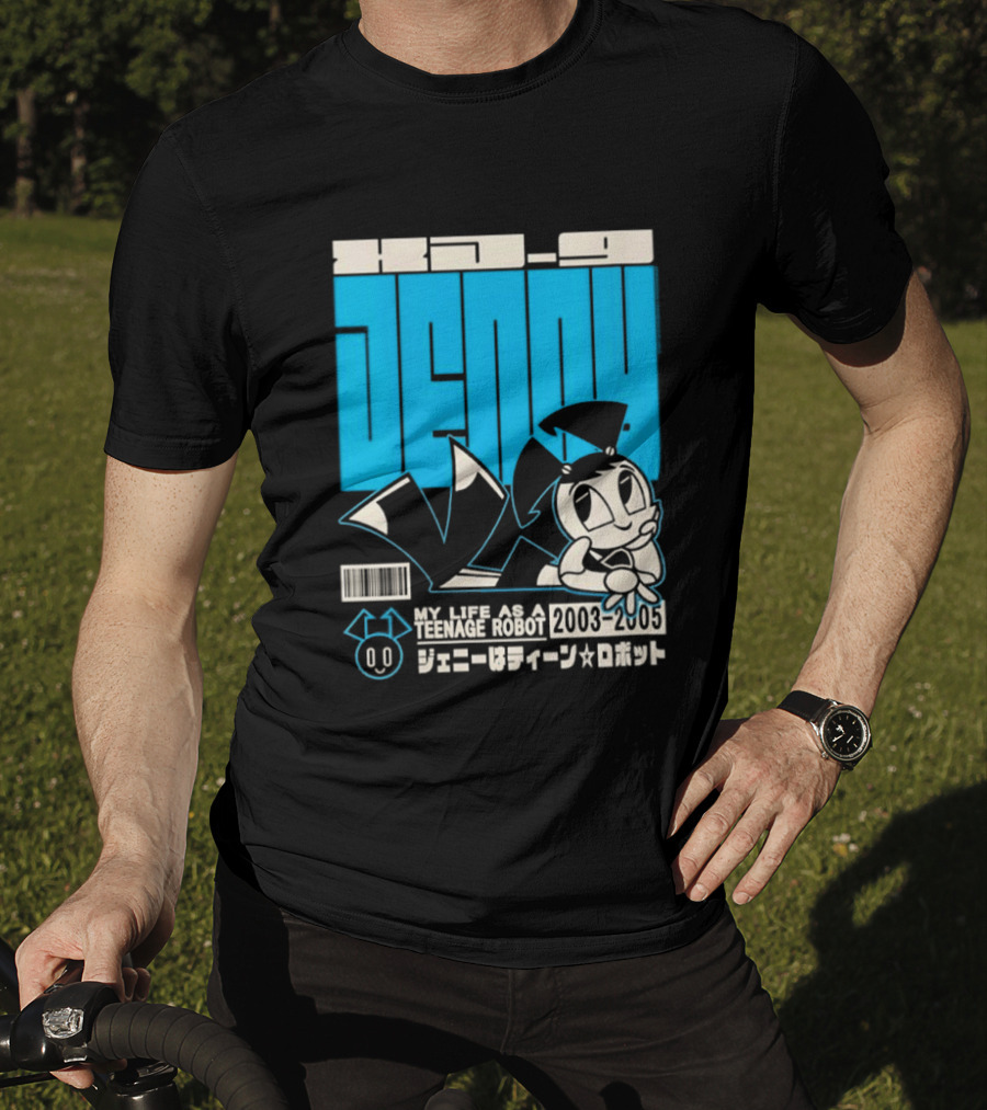 Jenny Kanji My Life As A Teenage Robot 2003 2005 Retro Manga Anime T-Shirt