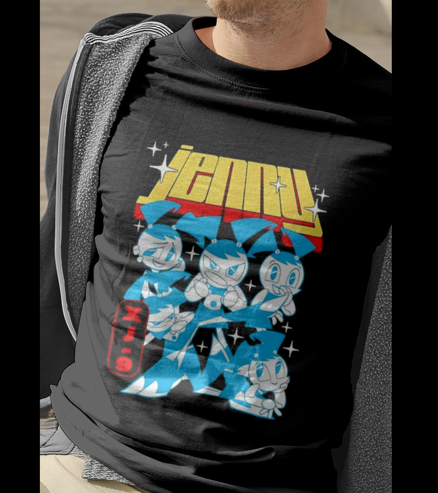 Jenny XJ 9 My Life As A Teenage Robot Blue Transformation T-Shirt