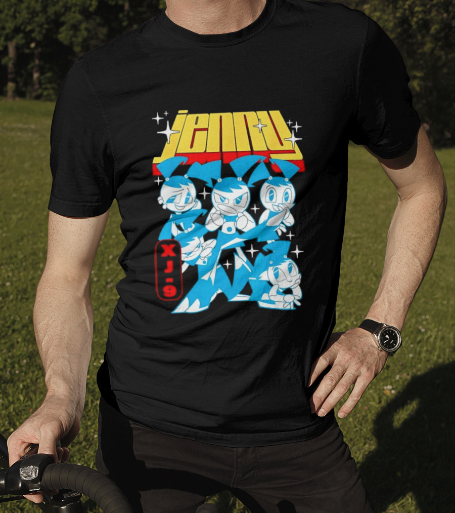 Jenny XJ 9 My Life As A Teenage Robot Blue Transformation T-Shirt