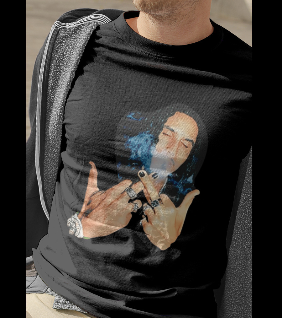 Brazil Matue Smoking Cigarette With Rings And Smoke T-Shirt