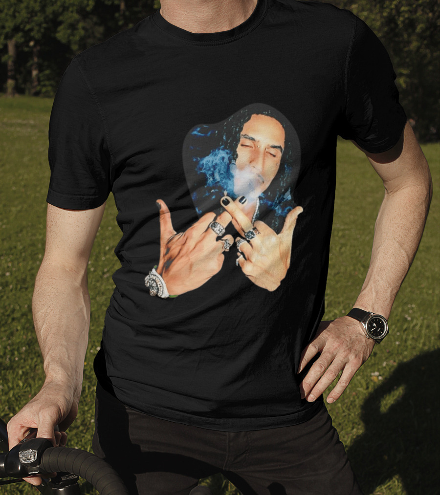 Brazil Matue Smoking Cigarette With Rings And Smoke T-Shirt