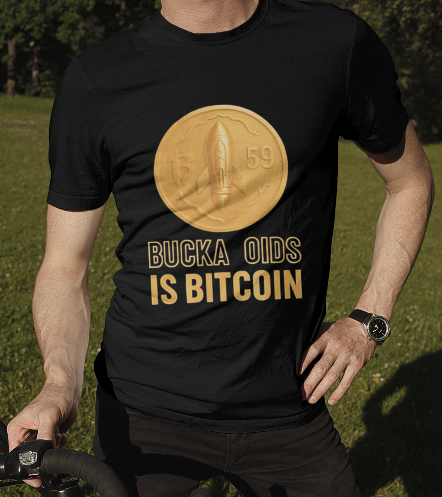 Buckazoids Bitcoin Rocket Coin B 59 T-Shirt