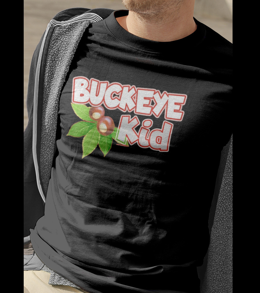 Buckeye Kid Ohio Tree Nut Leaf Home T-Shirt