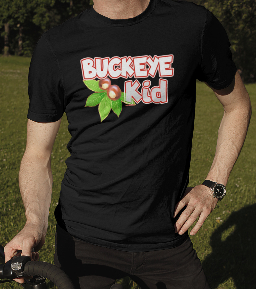 Buckeye Kid Ohio Tree Nut Leaf Home T-Shirt