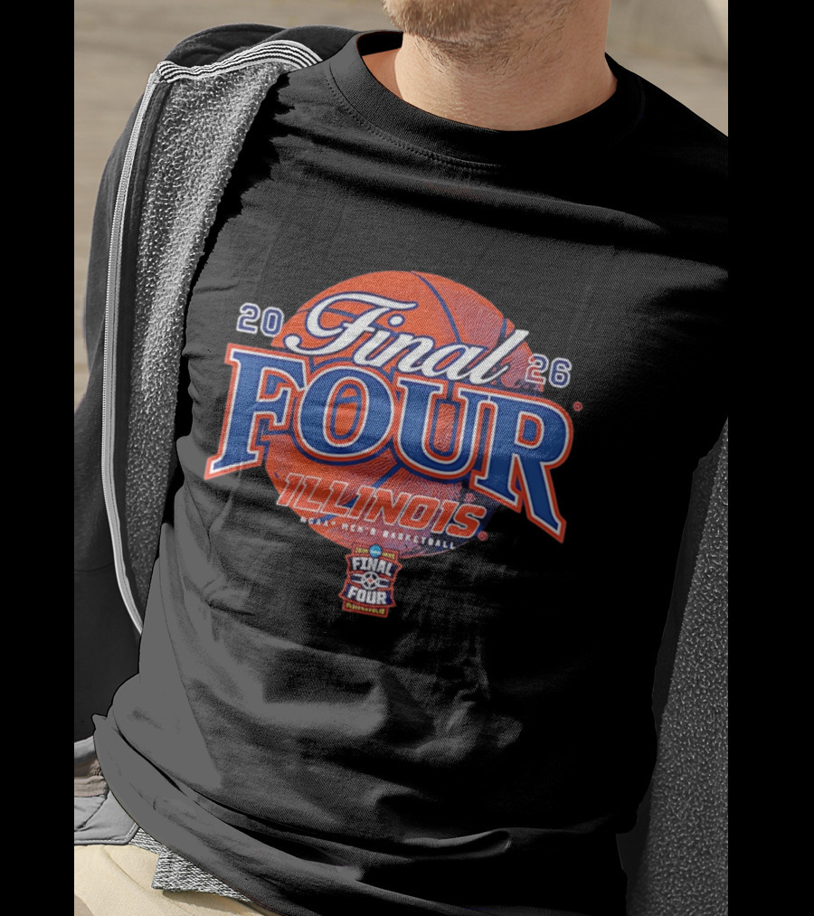 2026 Final Four Illinois NCAA Men's Basketball March Madness Indianapolis T-Shirt