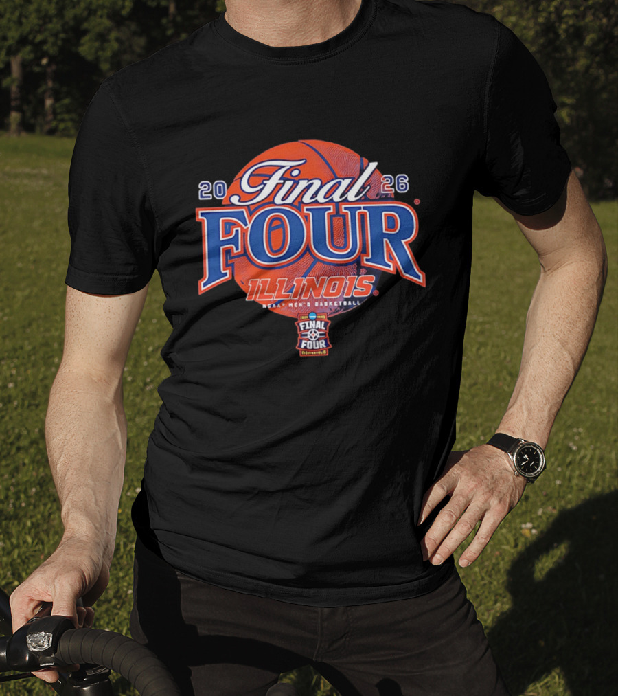 2026 Final Four Illinois NCAA Men's Basketball March Madness Indianapolis T-Shirt
