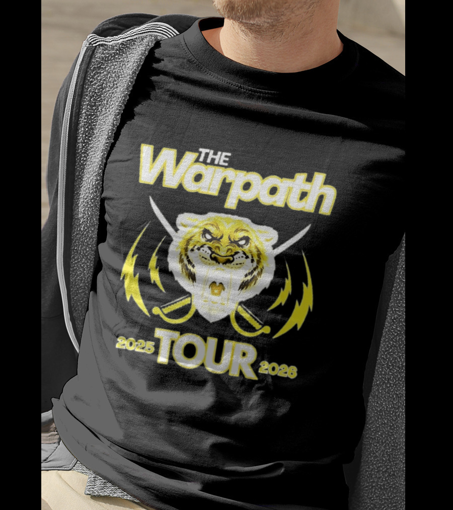 Buffalo Hockey The Warpath 2025 2026 Tour Lion T-Shirt