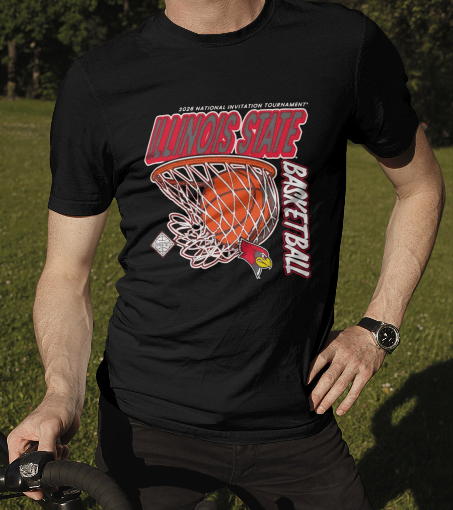 Illinois State Redbirds 2026 National Invitation Tournament Basketball T-Shirt