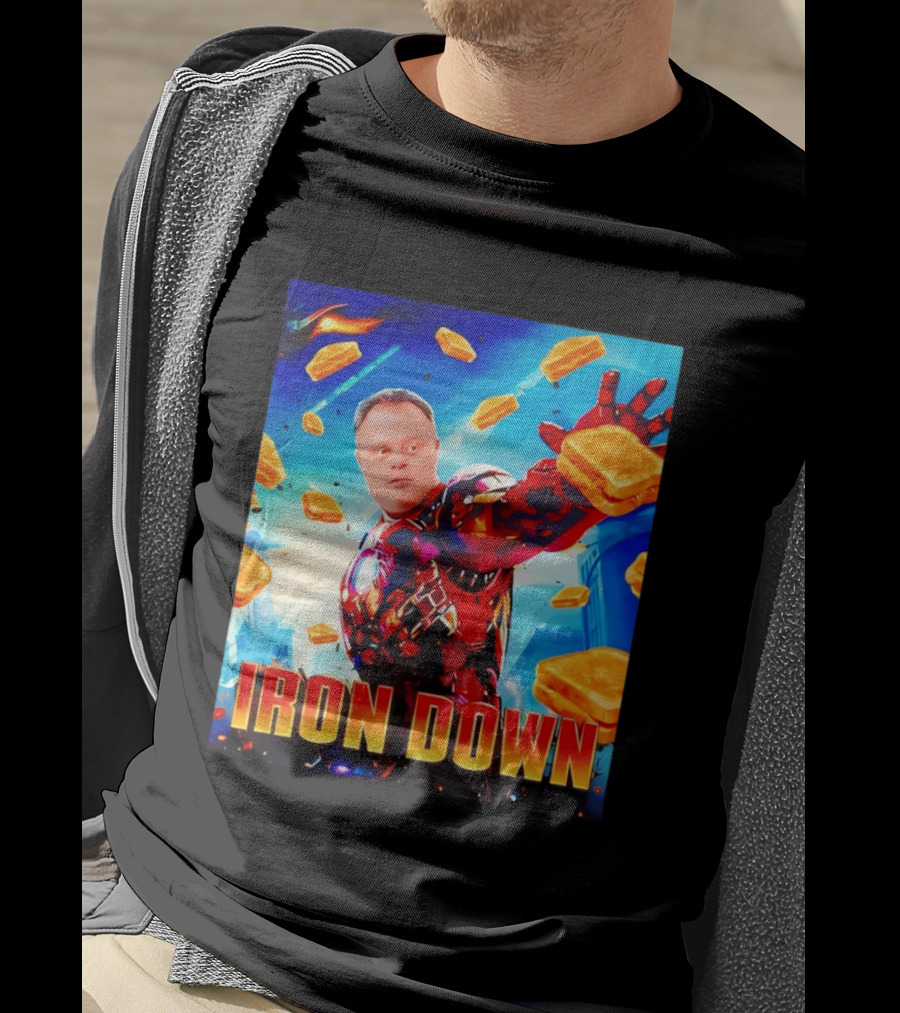 Iron Down Meme Toasted Hero Explosion T-Shirt