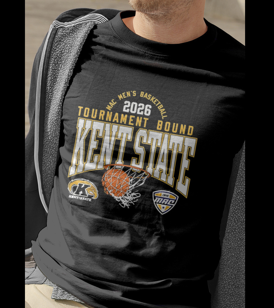 Kent State Golden Flashes MAC 2026 Men's Basketball Tournament Bound T-Shirt
