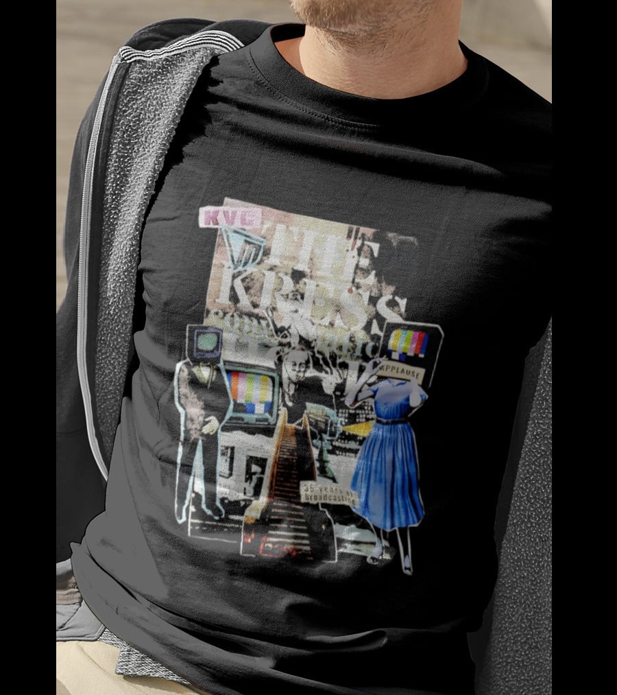 KVC The Kress 35 Years Of Broadcasting TV Applause T-Shirt