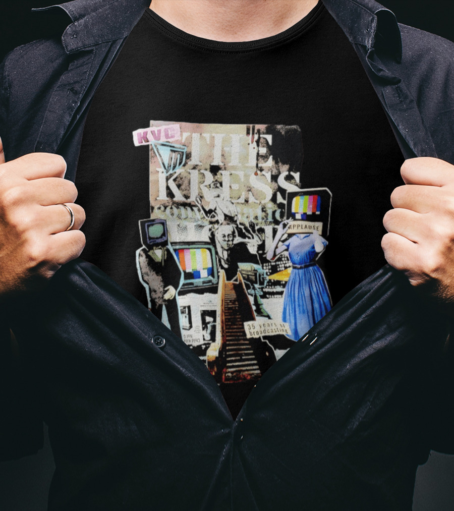KVC The Kress 35 Years Of Broadcasting TV Applause T-Shirt