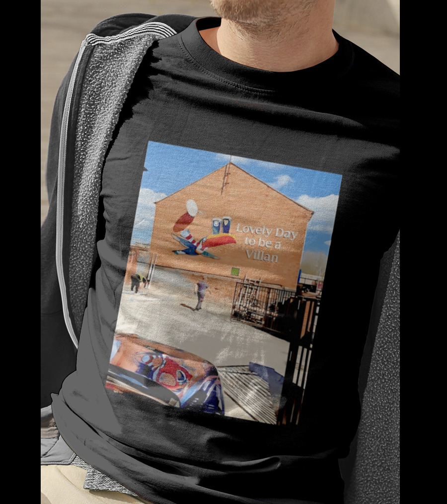 Lovely Day To Be A Villan Aston Villa T-Shirt