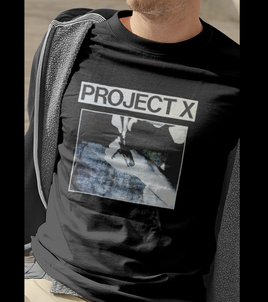 Project X Straight Edge Hardcore Revenge Image T-Shirt