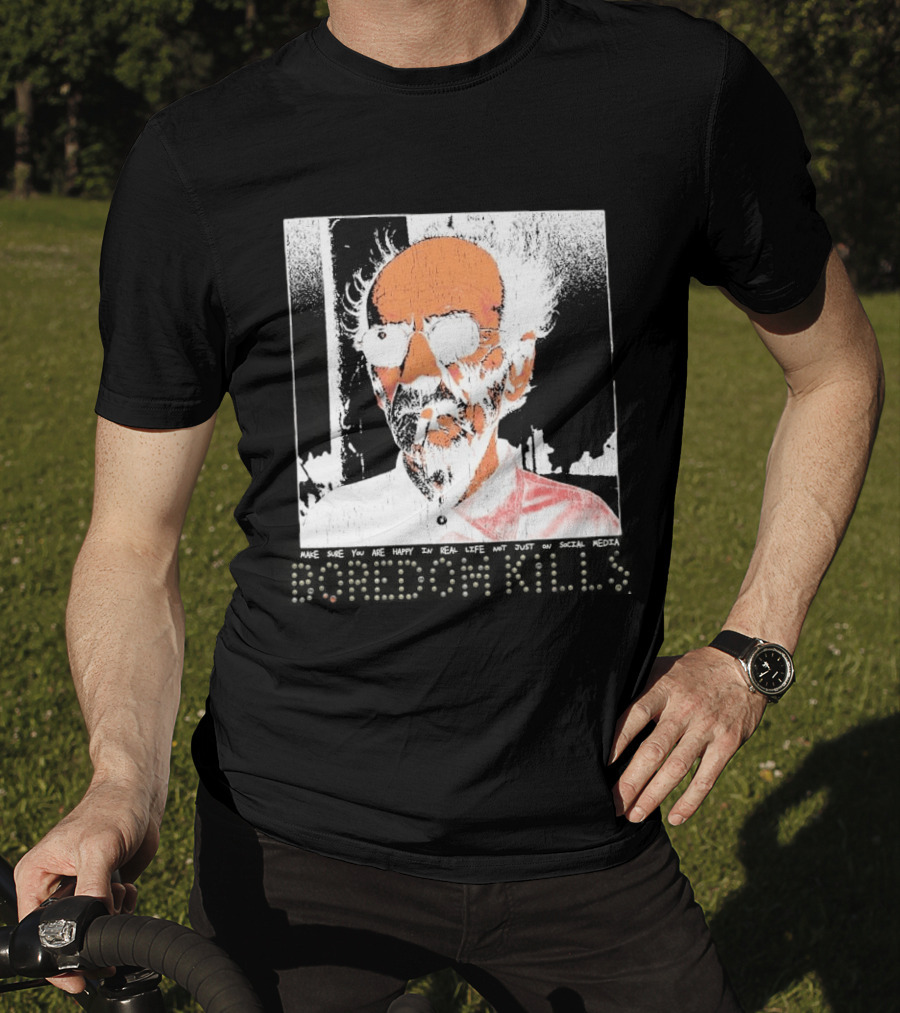 Make Sure You Are Happy In Real Life Andy Warhol Teacher T-Shirt