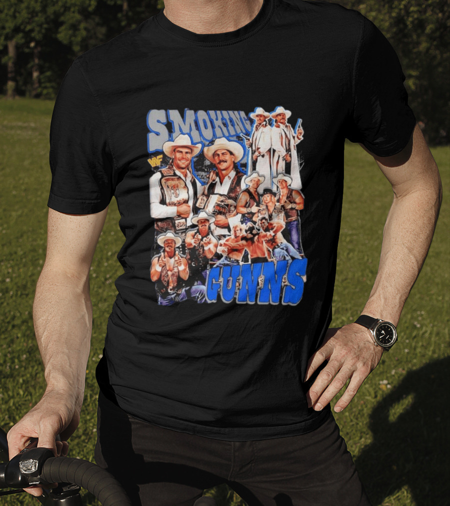 Smoking Guns Bart Gunn And Billy Gunn WWF Cowboys Champions T-Shirt