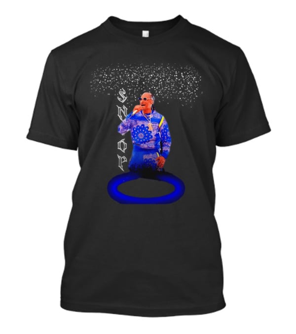 Snoop Dogg Blue Bandana Style Tracksuit Outfit T-Shirt