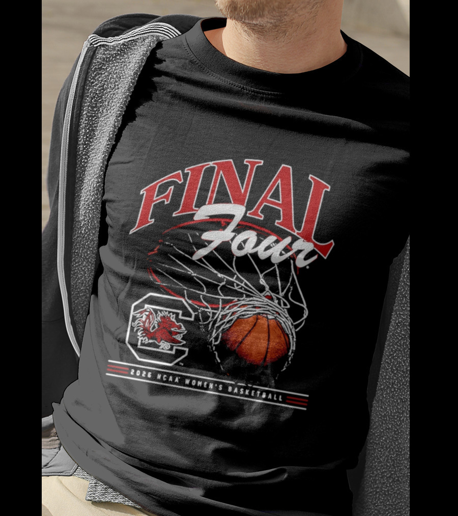South Carolina Gamecocks 2026 NCAA Women's Basketball Final Four March Madness T-Shirt