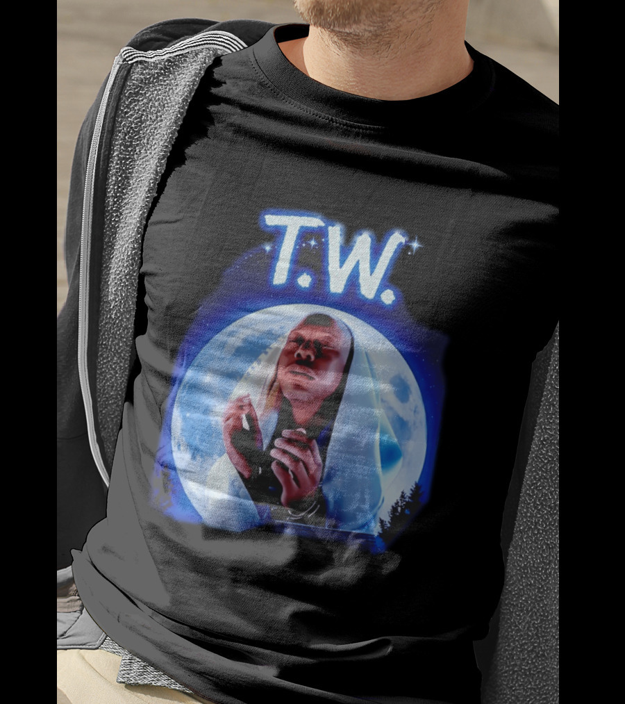 T.W. Moonlight Prayer Imagery Celestial T-Shirt
