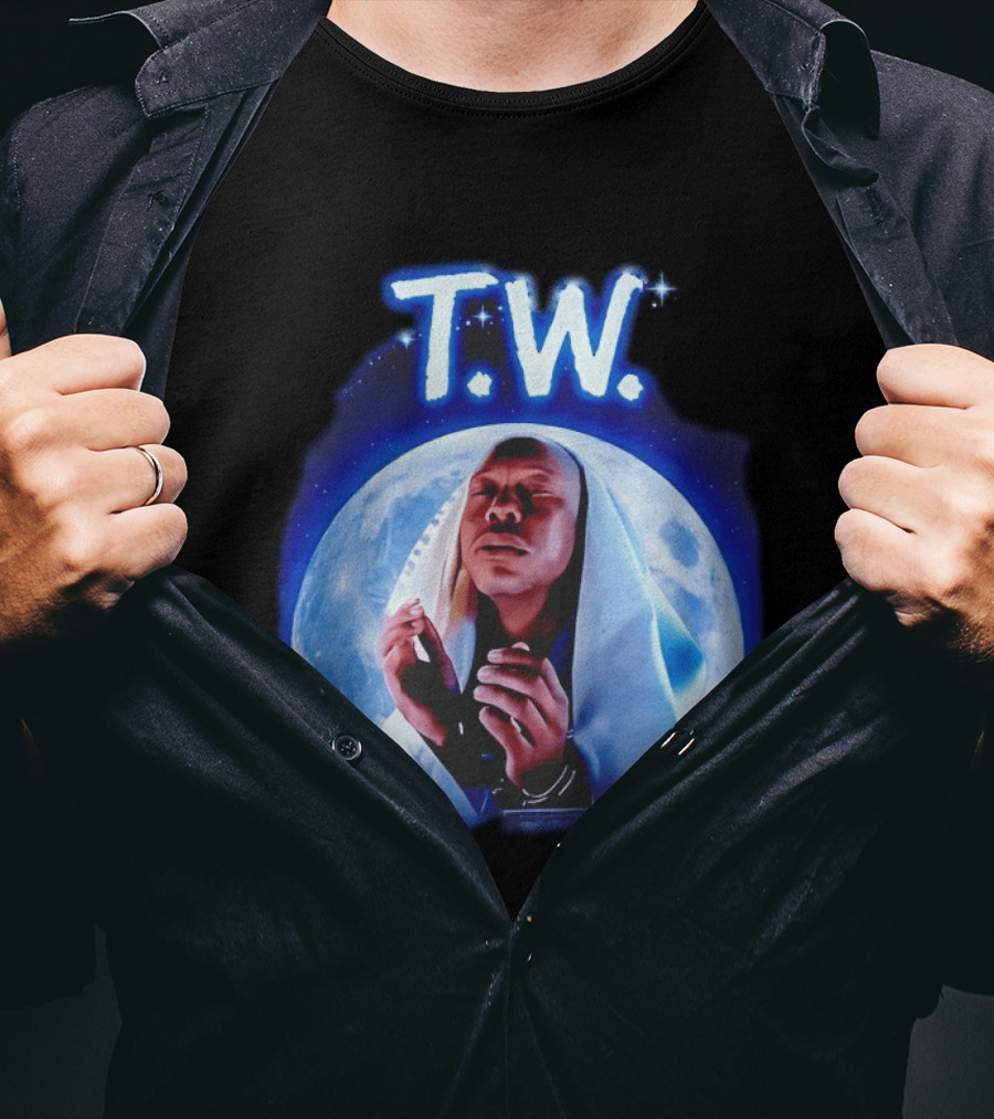 T.W. Moonlight Prayer Imagery Celestial T-Shirt