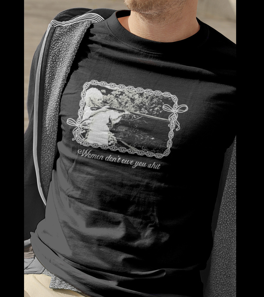 Women Don't Owe You Shit Feminist Message Retro Cottagecore Aesthetic T-Shirt