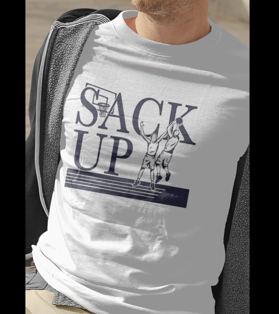 Sack Up Basketball Jumpers Dunking Hoop T-Shirt