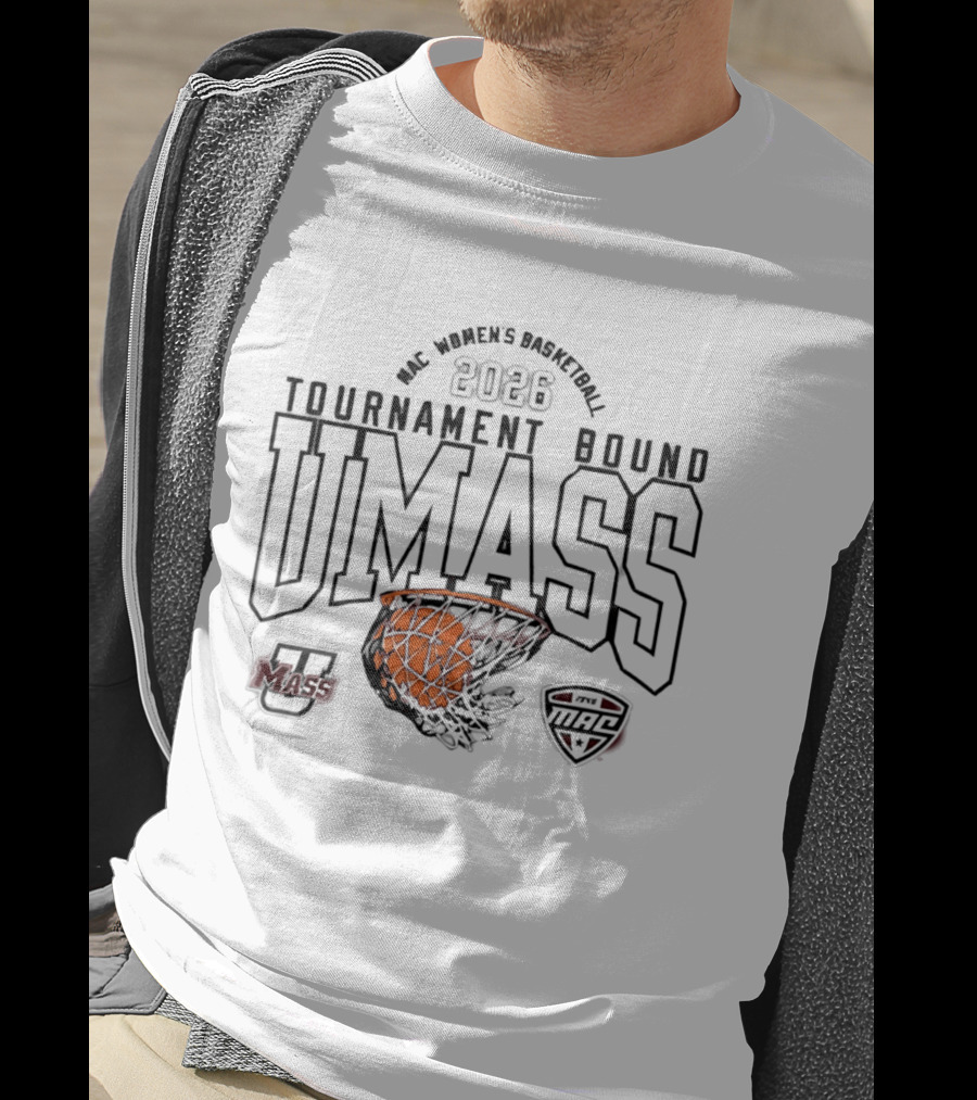 UMass Women's Basketball MAC 2026 Tournament Bound T-Shirt