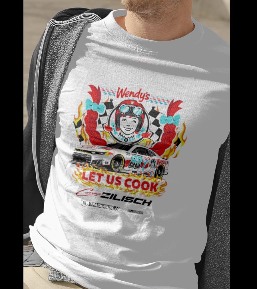 Connor Zilisch #88 Wendy's Racing Let Us Cook T-Shirt