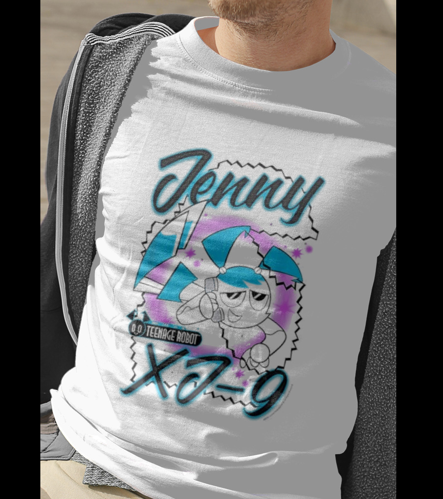 Jenny XJ 9 My Life As A Teenage Robot Airbrush T-Shirt