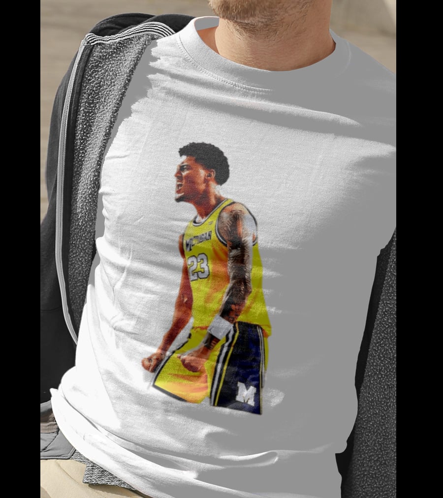 Yaxel Lendeborg Flex Motion Elite Energy Michigan Basketball 23 Jersey T-Shirt