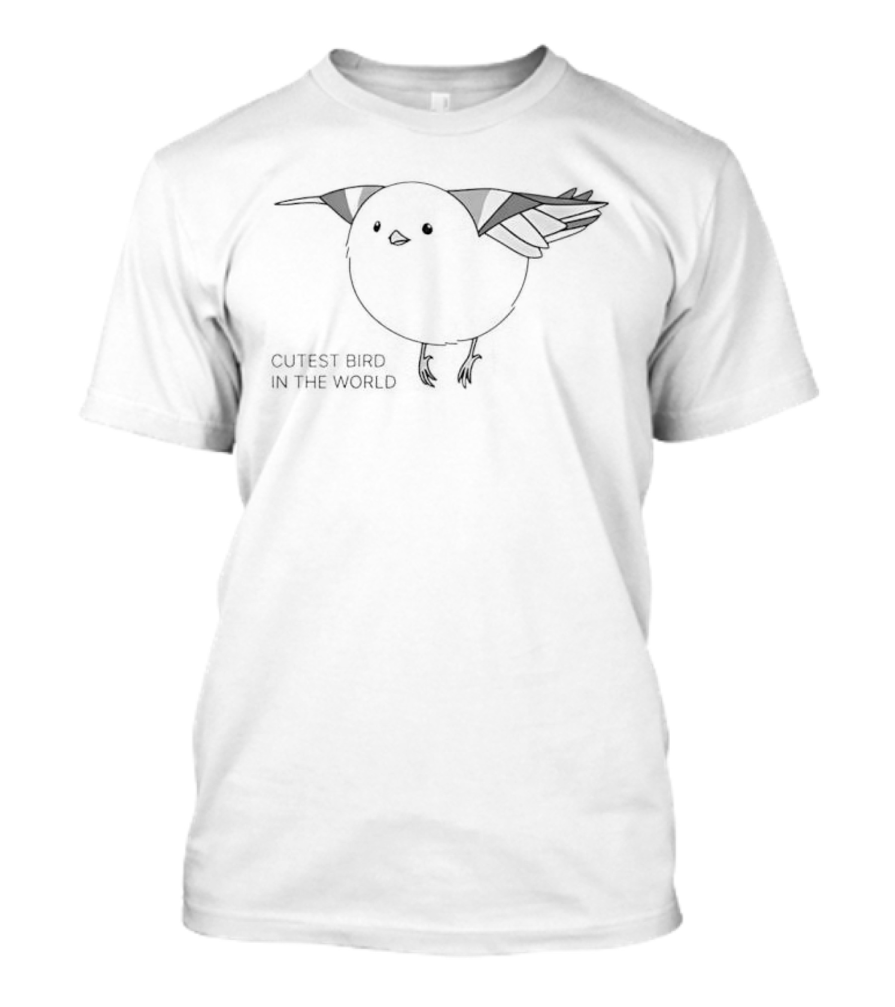 Round Bird Adorable Chick Fluffiest Cutest Bird In The World T-Shirt