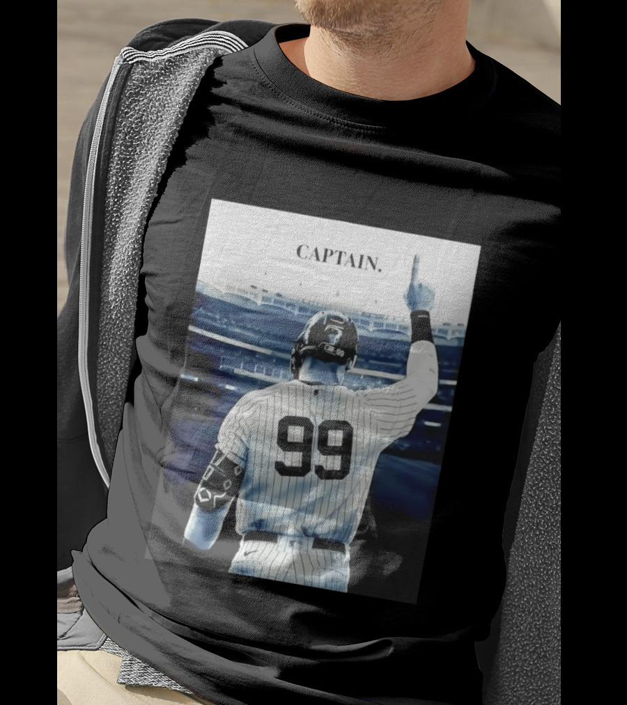 Aaron Judge 99 New York Yankees Captain Pointing Celebration T-Shirt