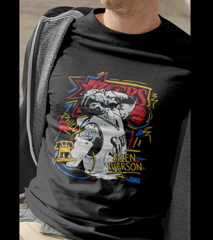 Allen Iverson Sixers Philly Basketball Legend T-Shirt