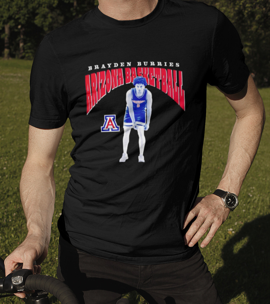 Brayden Burries Arizona Basketball 90s T-Shirt