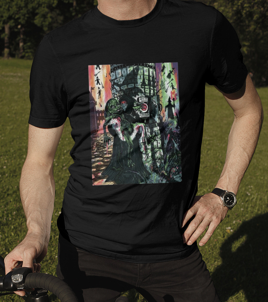 Puscifer Bethlehem April 3 2026 Creepy Creature With Robed Figure T-Shirt