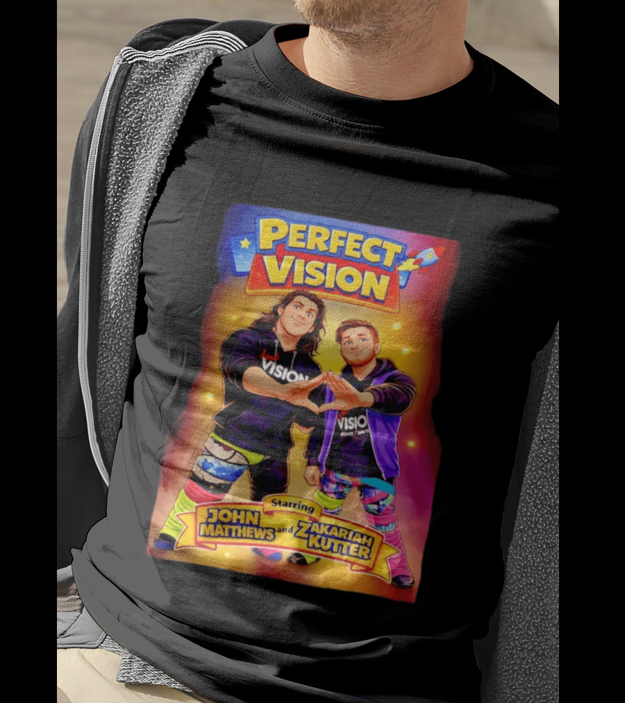 Perfect Vision Starring John Matthews And Zakariah Kutter Rocket T-Shirt