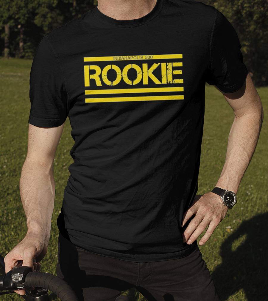 Indianapolis 500 Rookie Racing Fan Apparel Vintage Yellow T-Shirt