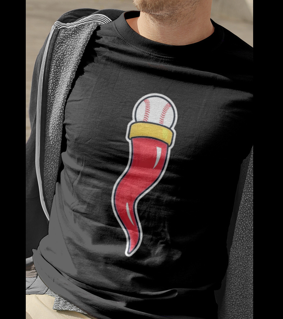 Cornicello Baseball Charm World T-Shirt