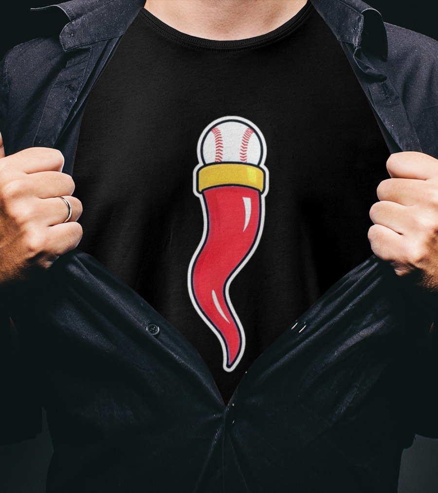 Cornicello Baseball Charm World T-Shirt