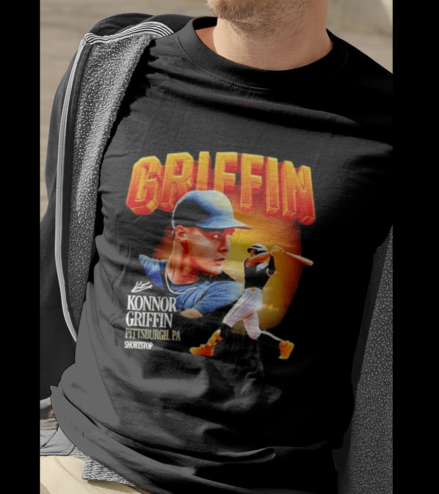 Griffin Pittsburgh Debut Konnor Baseball Shortstop Collage T-Shirt