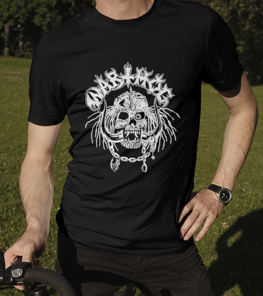 Lawrence W. Arthög Warthog Oskorei Skull Crown T-Shirt