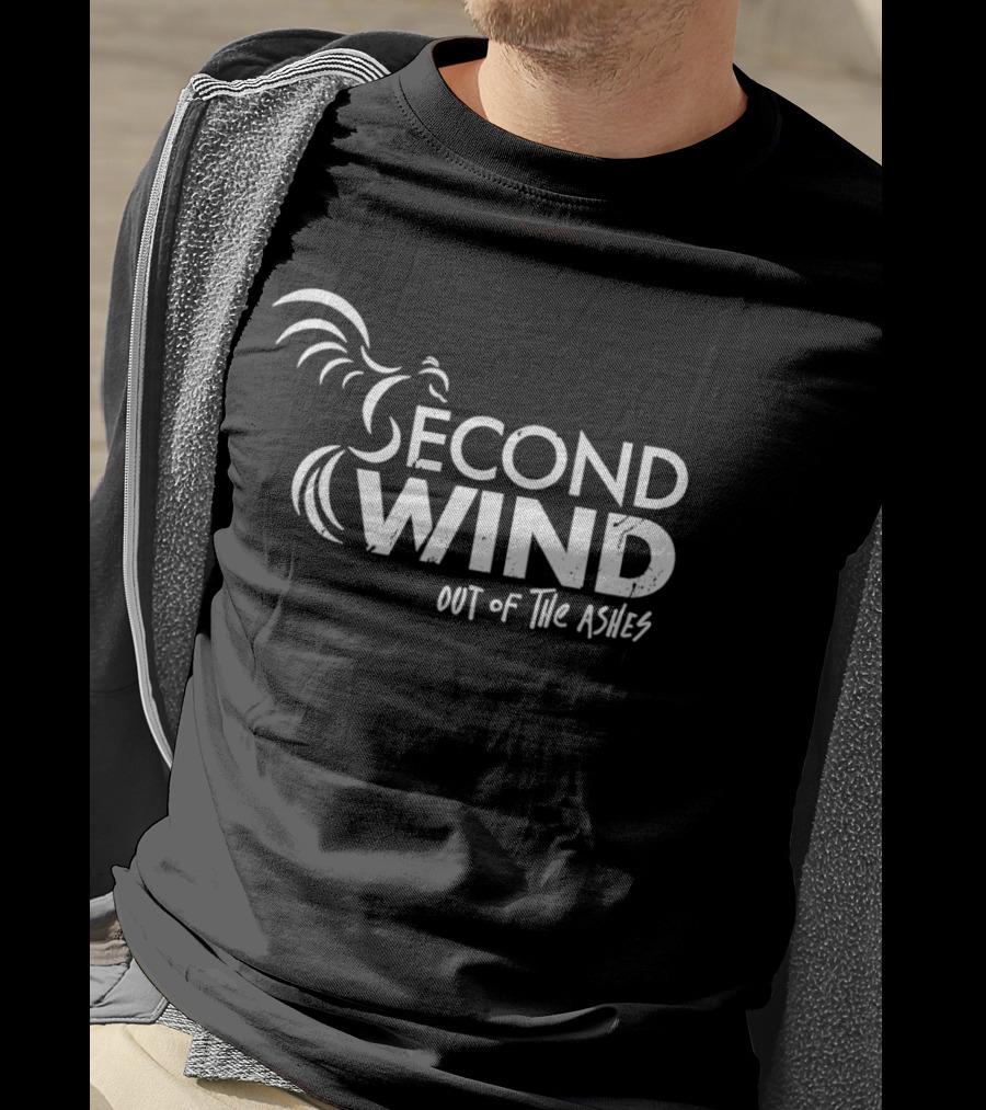 Second Wind Out Of The Ashes Phoenix Rooster T-Shirt
