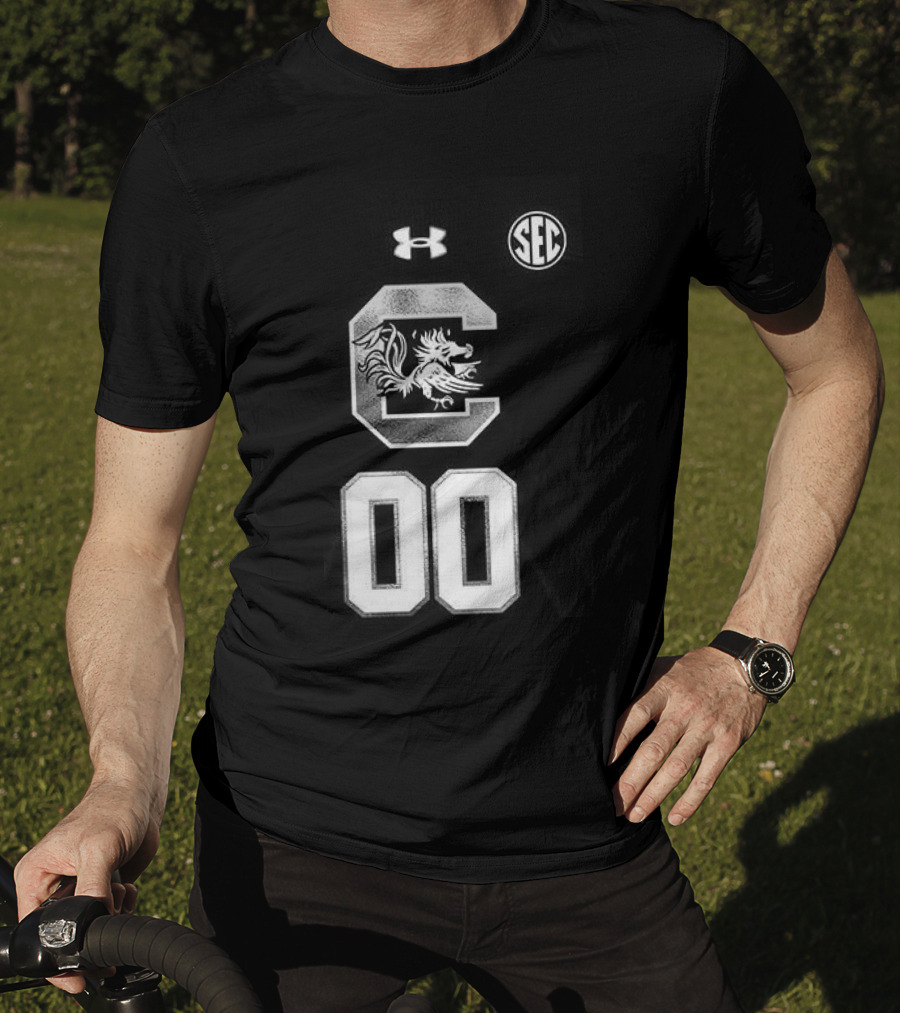 South Carolina Gamecocks Women's Basketball 2026 Uniform Black Custom Under Armour SEC T-Shirt
